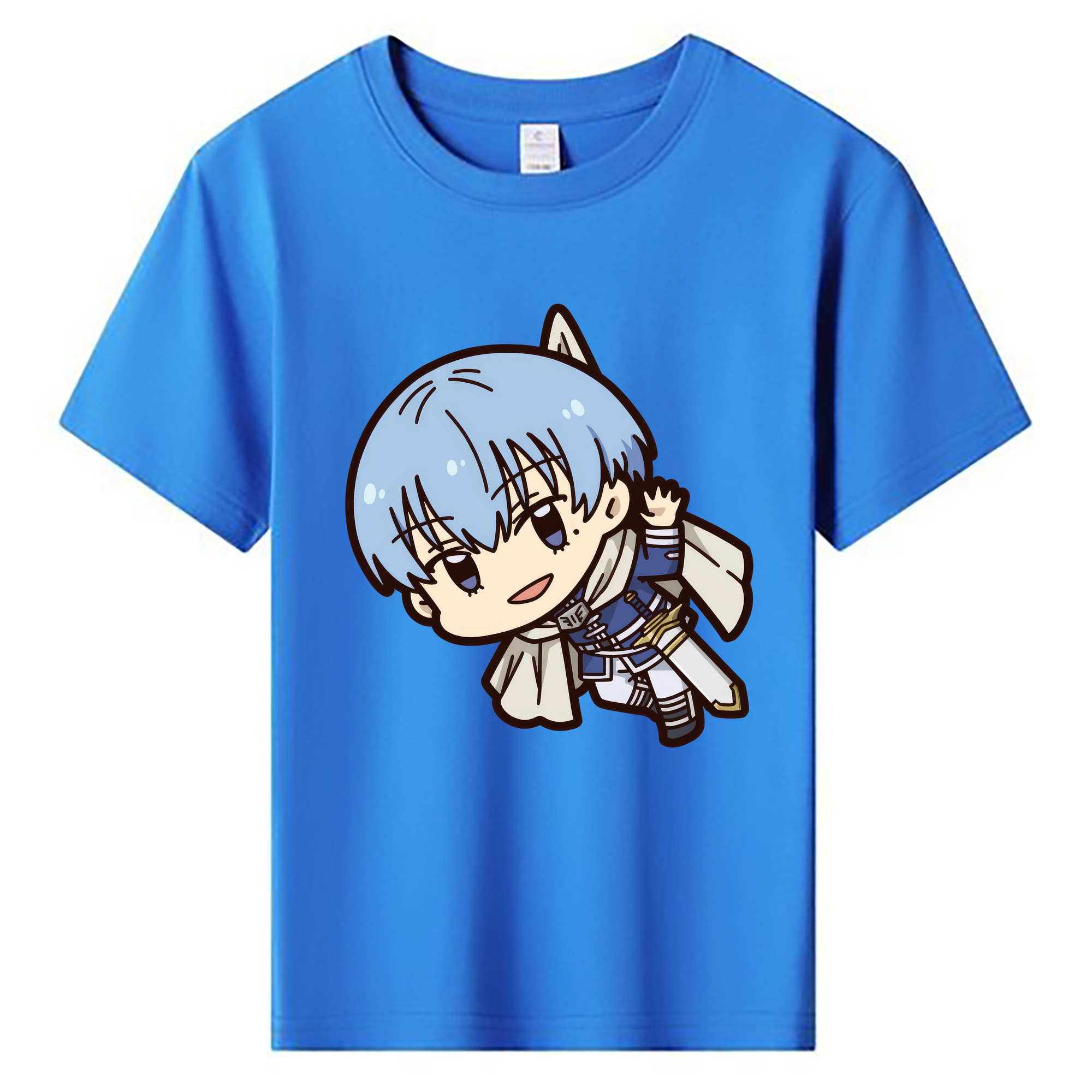 （画像用） 葬送のフリーレン Frieren 綿100％キッズTシャツ（フロントプリント）